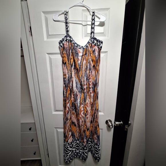 Tyche Dresses & Skirts - Aztec Summer Boho Vibrant Maxi Dress.